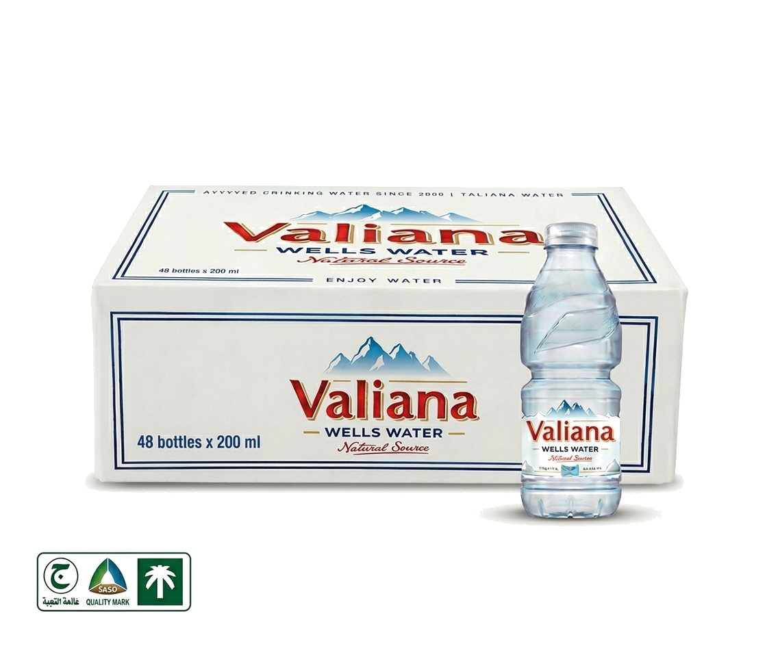 كرتون مياه ڤاليانا ٢٠٠ مل