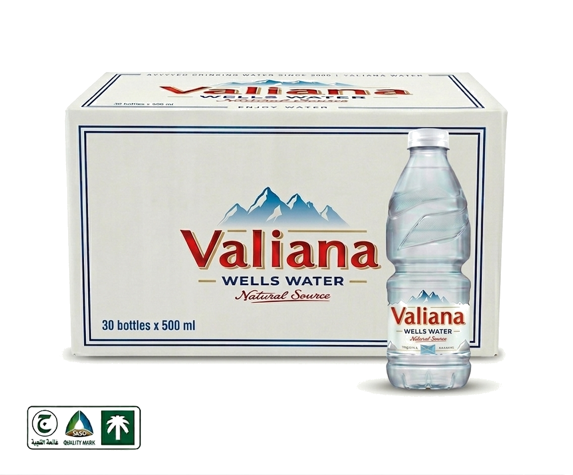 كرتون مياه ڤاليانا 500 مل